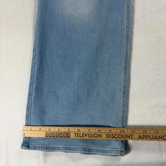 Old Navy Wow Wide Leg Womens 16 High Rise Light Wash Y2K Vintage 90S Jeans - Picture 3 of 9